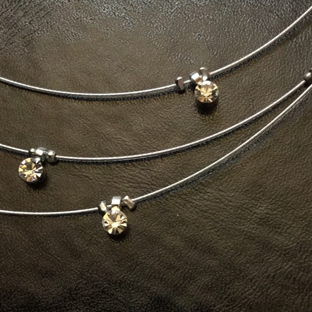 3-tier wire necklace π« - Picture 3 of 5